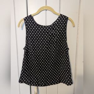 Vintage polka dot tank top